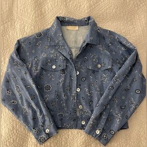 Women’s Gina Ginori western denim top